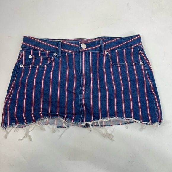 5/$25 AMERICAN Eagle high rise mini skirt size 14 - Picture 2 of 6